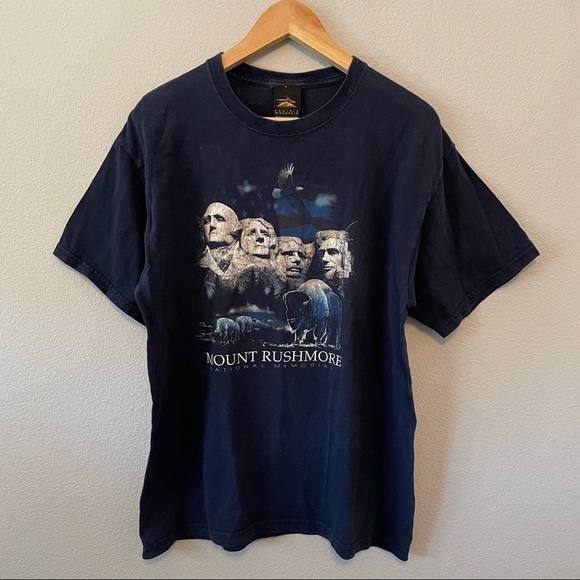 Vintage Tops - Vintage Mount Rushmore South Dakota T Shirt